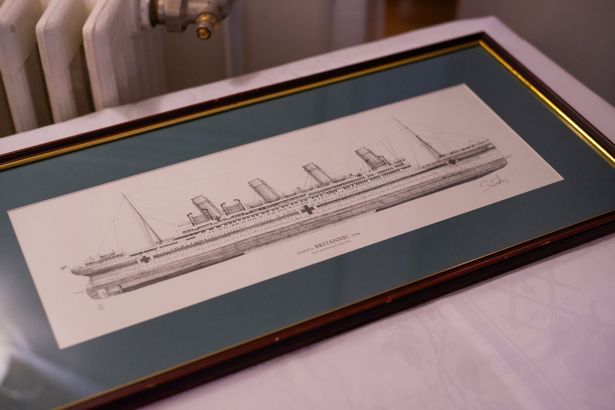 Plan du HMHS Britannic