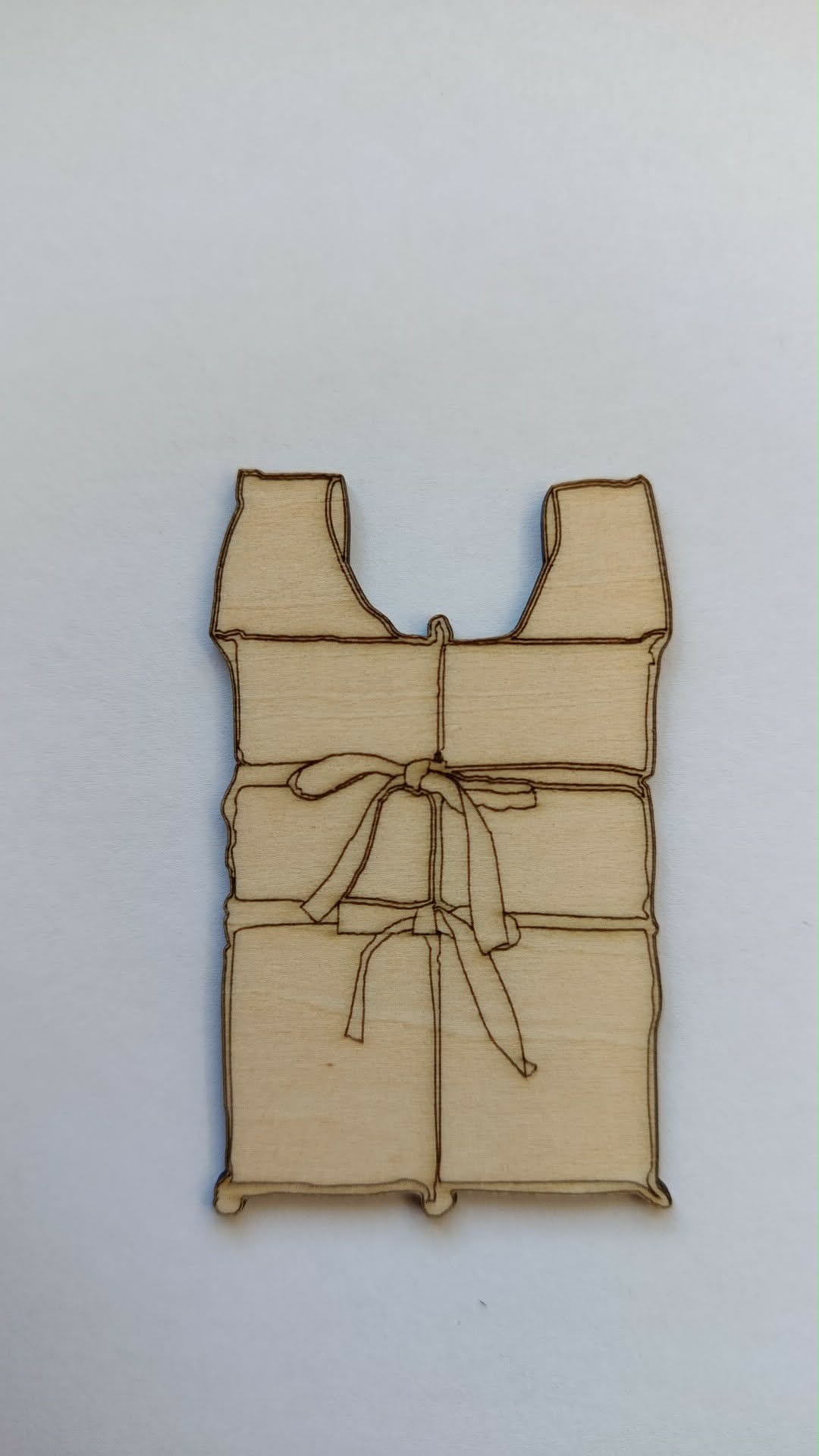 Magnet bois Gilet de Sauvetage
