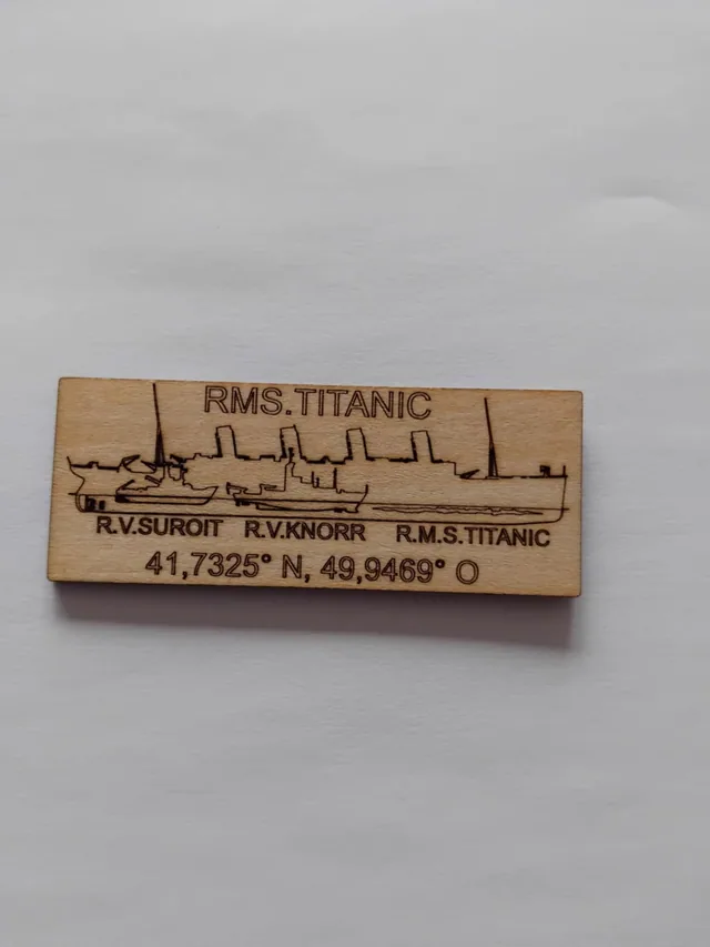 Magnet plaque titanic