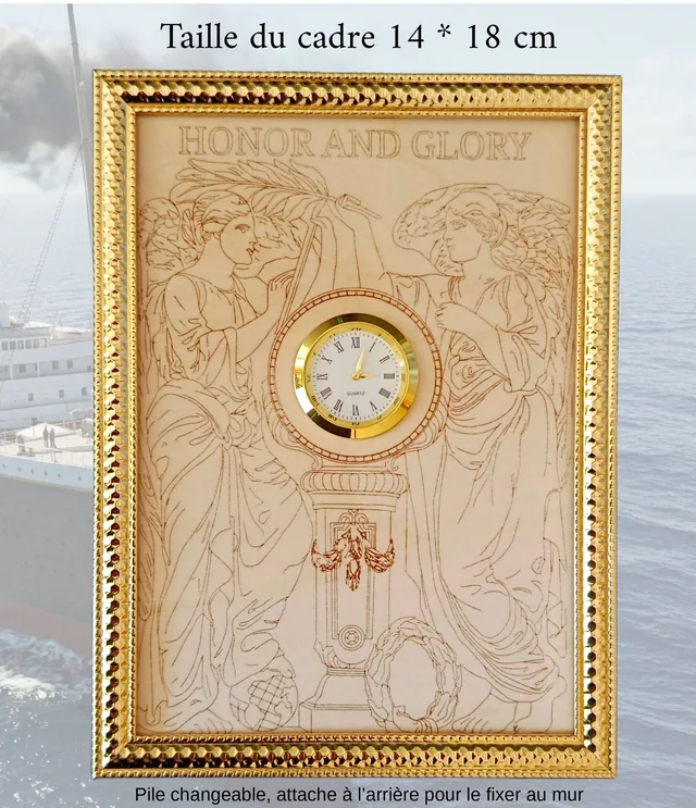 Petite pendule honor and glory